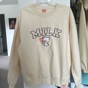 Milk and Mocha : Milk Crewneck